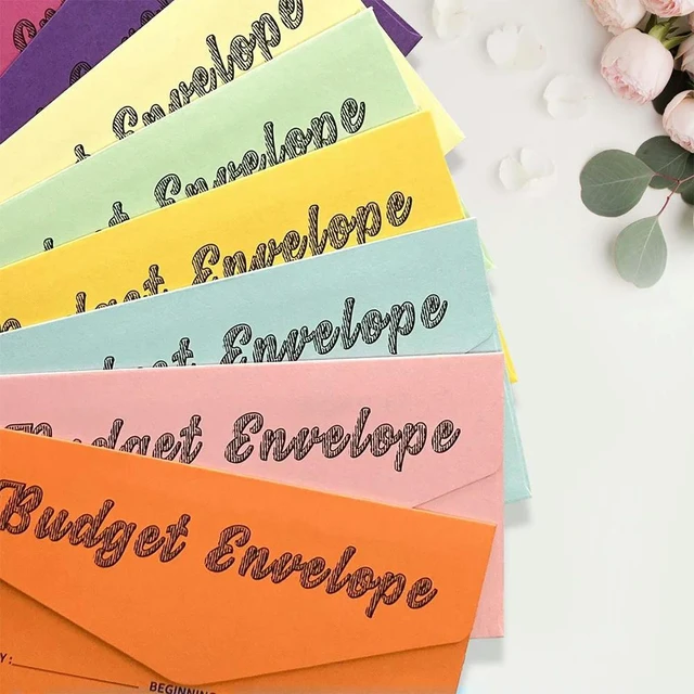 Alt view image 9 of 12 - 12Pcs Paper Cash Budget Planner Expense Tracking Sheet Money Organizer Personal Use