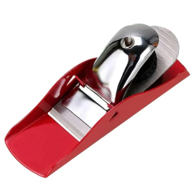 Alt view image 4 of 6 - Mini Hand Planer Block Plane Red Adjustable Small Hand Wood Tiny Trimming Planer for Wood Craft Carver Working