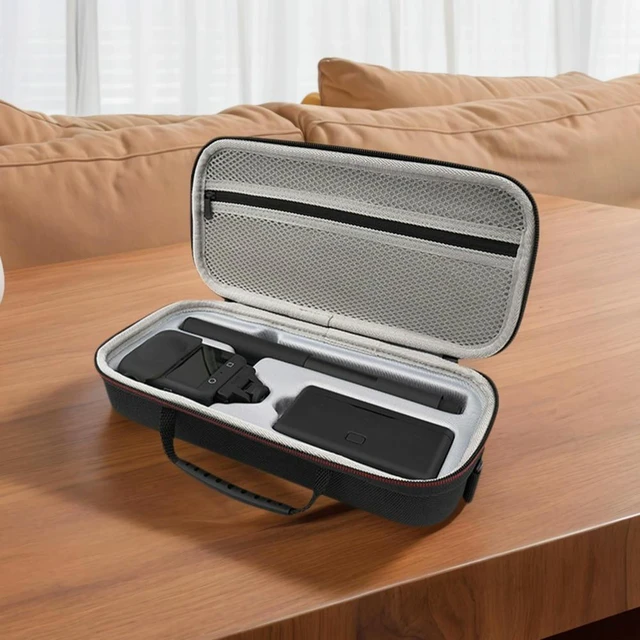 Alt view image 6 of 6 - For OSMO 360 Camera Organizer Shockproof Wear Resist Action Camera Bag Hard Shell Carrying Case Camera Accessories