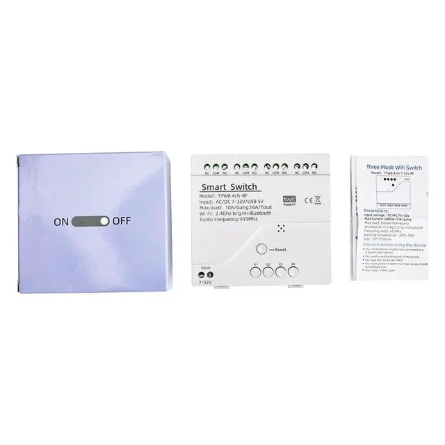 Alt view image 5 of 6 - DC 5V-32V ligence Relay Module 5V 12V 24V Module Things Home Remote Control Switch