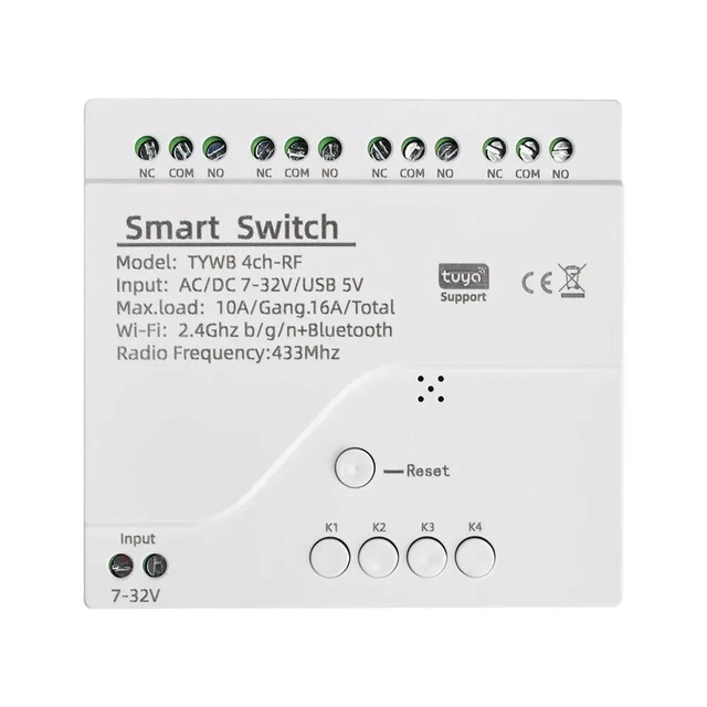 Alt view image 6 of 6 - DC 5V-32V ligence Relay Module 5V 12V 24V Module Things Home Remote Control Switch