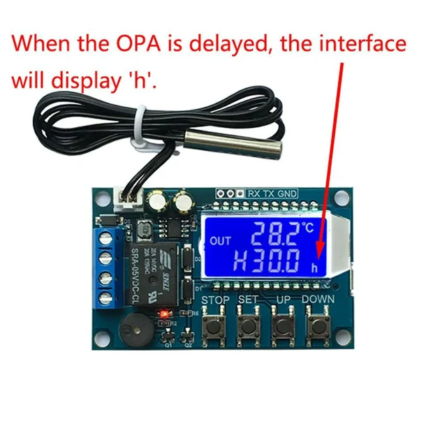 Alt view image 6 of 6 - XY-T01 Digital High Precision Thermostat Heating Refrigeration Digital Temperature Control Switch Temperature Controller Module
