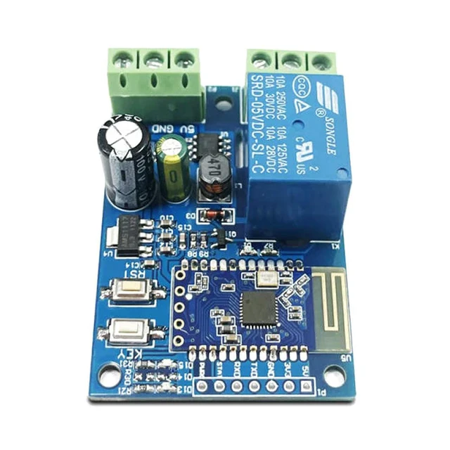 Alt view image 8 of 12 - DC7-80V/DC5V 1 Way Bluetooth 5.0 BLE Relay Module MESH Networking Mobile APP Remote Control Switch with Diode Drain Protection