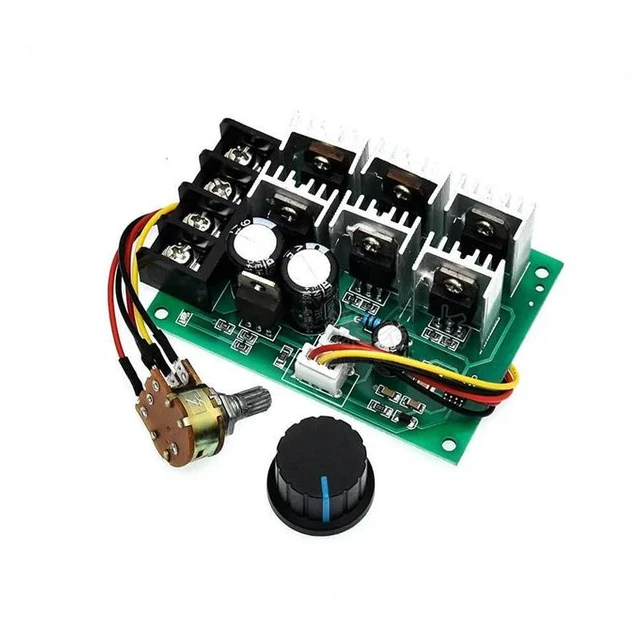 Alt view image 6 of 6 - PWM Motor Speed Controller DC 9-55V 40A Motor Speed Regulator 2000W High Power Linear Speed Control Module 9V 12V 24V 36V 48V