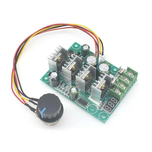 Alt view image 5 of 6 - DC 6-60V 30A Adjustable LED Digital Motor Speed Regulator 0~100% PWM DC Motor Speed Controller Motor Speed Control Governer