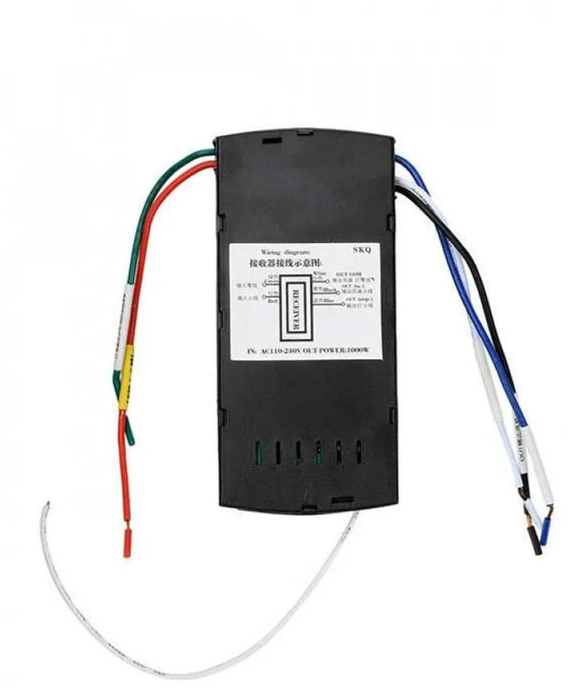 Alt view image 12 of 12 - Fan Light Remote Control Timer Switch 220-240V Fan Light Switch Ceiling Adjustable Fan Speed Controller
