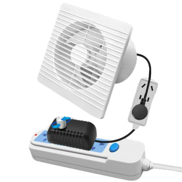 Alt view image 11 of 12 - 680W Fan Speed Regulator AC220-250V Fan Speed Controller 3A Stepless Speed Governor with 7 Hole Socket for Fan Incandescent Lamp