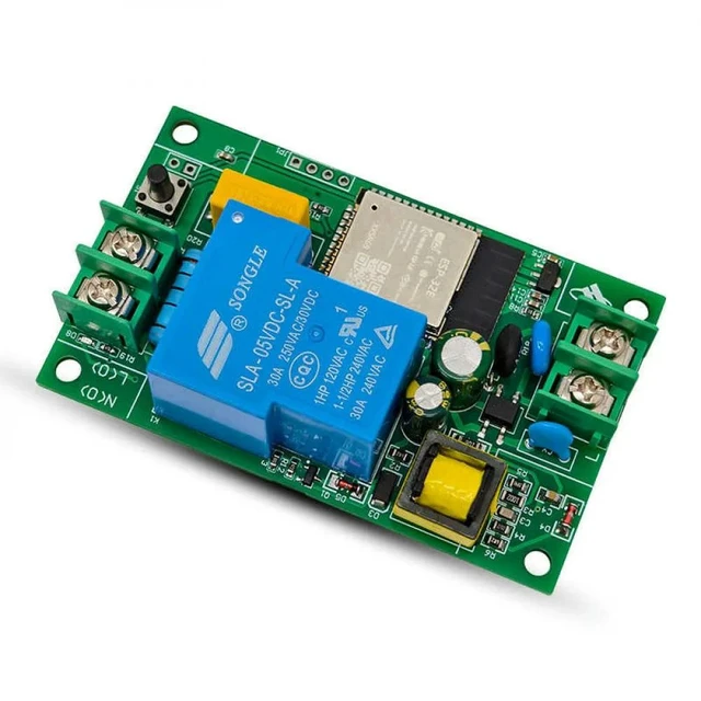 Alt view image 6 of 6 - ESP32 Bluetooth-compatible Relay Module Single Channel AC220V Power Supply Board 30A Support UART Burning Development