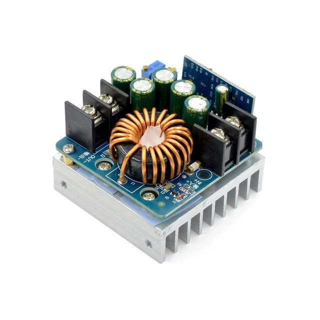 Alt view image 11 of 13 - Voltage Constant Current Adjustable Power Supply Module DC-DC 400W Step Down Converter Charging LED Driver Power Module