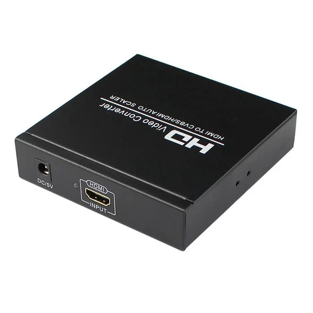 Alt view image 7 of 12 - 1080P HDMI To HDMI AV RCA Converter Scaler AV Splitter Converter for PS4 Apple TV DVD STB Support 1080P PAL NTSC 5.0 HDMI To RCA(EU Plug)
