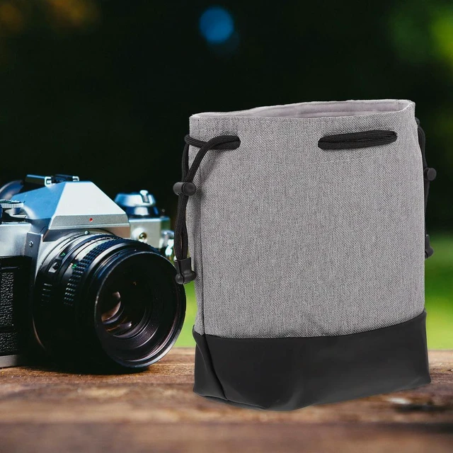 Alt view image 4 of 6 - 1Pcs Lens Protector Pouch Oxford Fabric Camera Bag Compact Travel Case for Dslr Mirrorless with Accessories