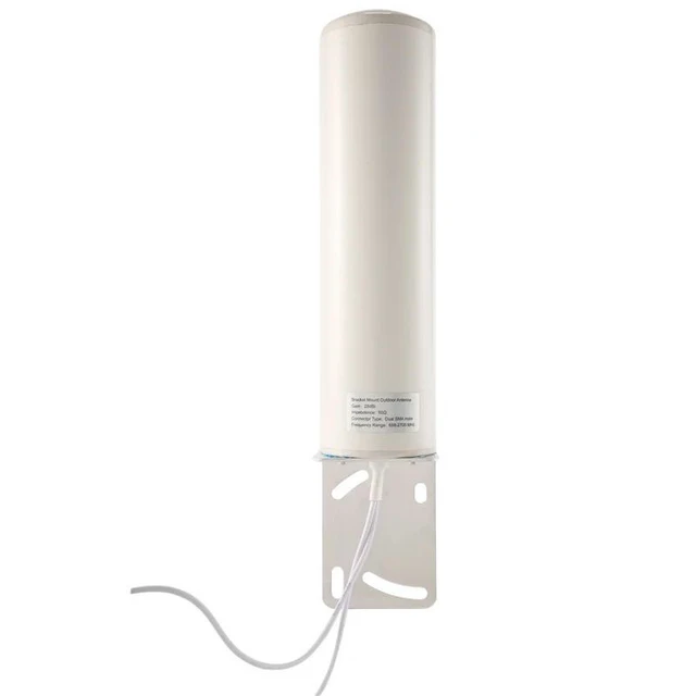 Alt view image 12 of 12 - Antenna 4G LTE Antena SMA 12Dbi Omni Antenne Male 5M Dual Cable 2.4Ghz For B315 E8372 E3372 Routers