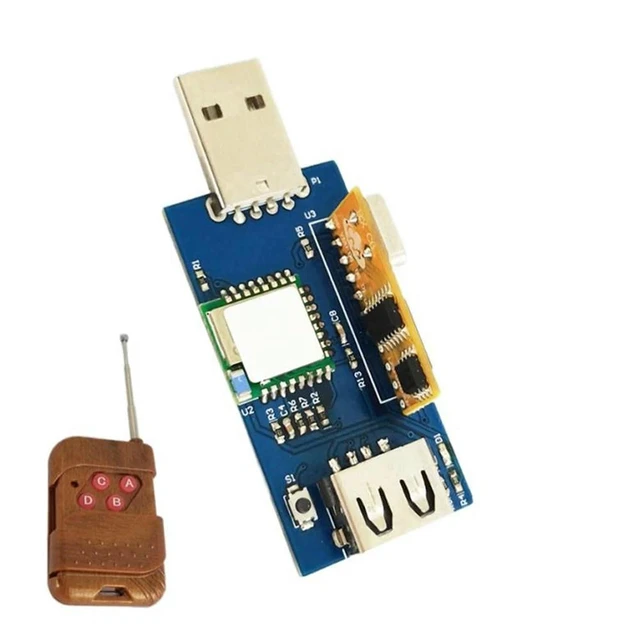 Alt view image 10 of 12 - EWeLink USB Switch /433Mhz Remote Control Timer Switch Board USB Output Control Module with USB Data Transmission