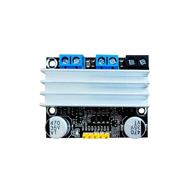 Alt view image 12 of 12 - 10A Dual H-bridge DC Motor Driver 3-18V Forward and Reverse Driver Module PWM Speed Dimming Controller Board Low Voltage