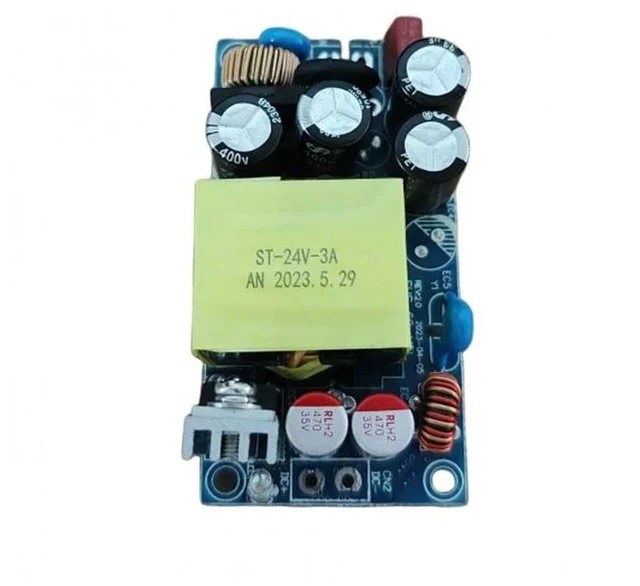 Alt view image 8 of 12 - 24V 3A Switching Power Supply Module AC110-240V to DC24V 3A Power Supply Board 72W High-power with Short-circuit Protection