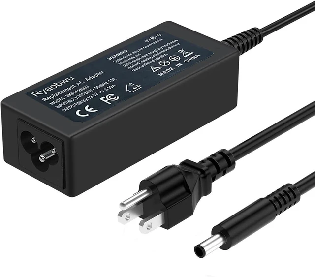 Alt view image 8 of 14 - 65W/45W AC Charger for Dell Inspiron P51F P25T P24T P57G P58F P69G P54G P28E P66F P20T P75F P30E P32E P60G P55F P30E P29G P89G P70F P64G P47F P35E P63F P76G P83G P87G Laptop Power Supply Cord