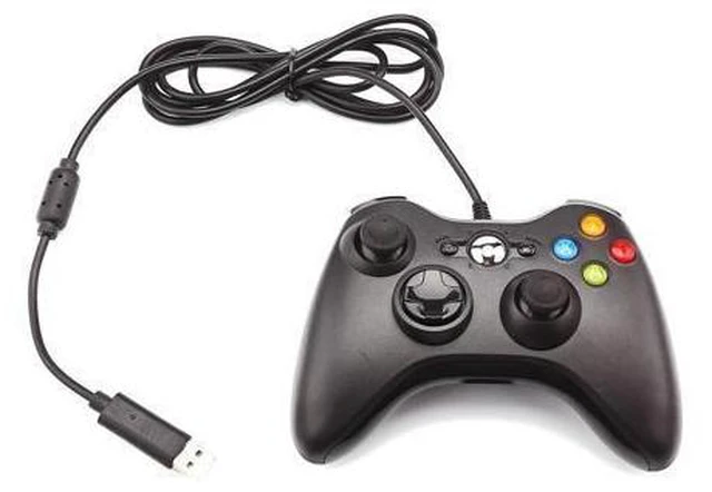 Alt view image 11 of 12 - USB Wired Controller Gamepad 360 precision 3D Joystick LED Indicator Double Vibration USB Computer Game Controller
