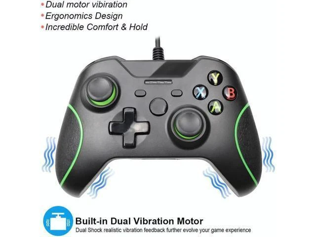 Alt view image 11 of 12 - For One Controller Gamepads USB Wired Game Controller Gamepads Flexible Operation Durable Suitable For Computer Laptop