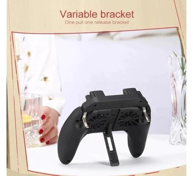 Alt view image 12 of 12 - Gamepad Pubg Controller Double Cool Fan 5000 Mah Powerbank Game-Controller Android Joystick Mobile Game Pad