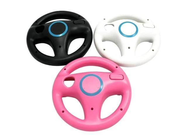Alt view image 6 of 10 - Game Steering Wheel For Wii Controller Steering Manipulate Remote Controller Protector Case For Mario Steering Wheel