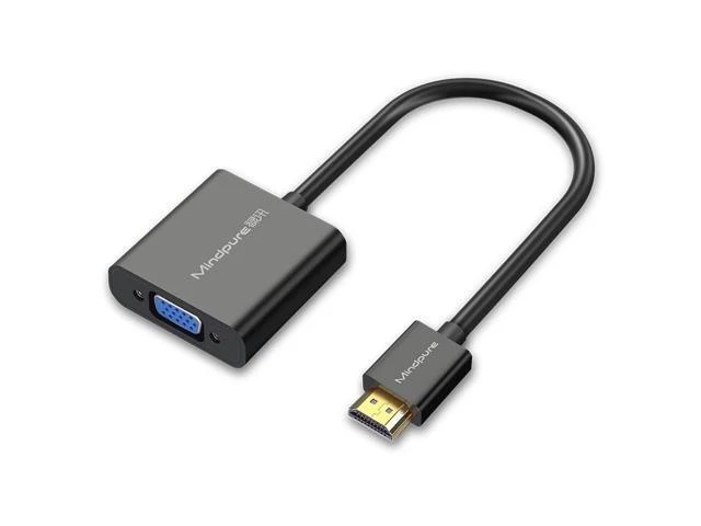 Alt view image 5 of 8 - Factory direct sales hdmi to vga converter with audio power supply high-definition adapter hdmi to vga