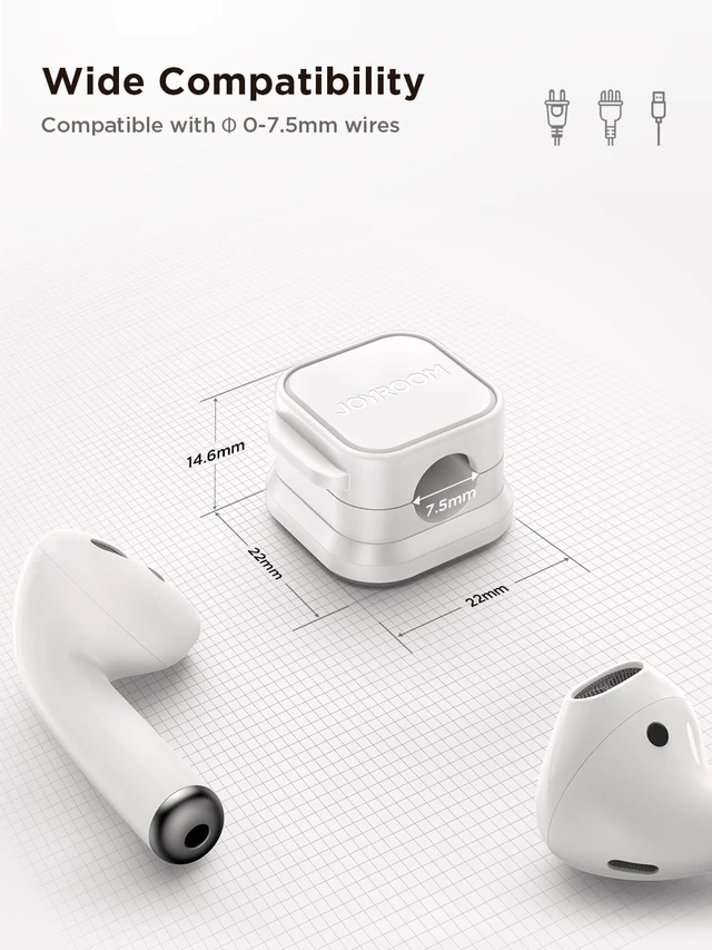 Alt view image 14 of 14 - 9 Pack Magnetic Cable Clips, Cord Organizer Adhesive Wire Holder