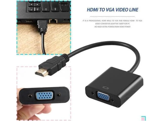 Alt view image 9 of 10 - to VGA Adapter Male To Famale Cable Converter for 1080P -VGA Adapter With Video Audio Cable VGA For TV Box PC