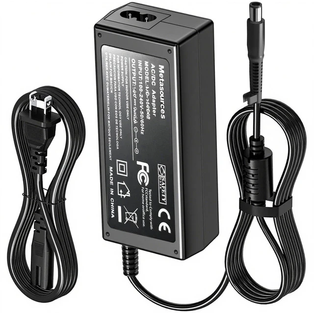 Alt view image 6 of 10 - Metasources 19V AC/DC Adapter Compatible with Sceptre C345B-QUT168 C345BQUT168 Monitor 34" Curved Ultrawide WQHD Quad HD 1500R 165Hz 19VDC 3.42A - 4.74A 65W - 90W Power Supply Charger