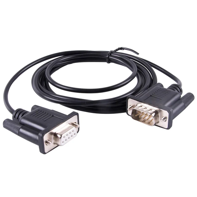 Alt view image 7 of 12 - DB9 Male to Female Cable for APC UPS 940 0024c SUA-1000ICH SUA-1500ICH Communication Cable Serial Kable