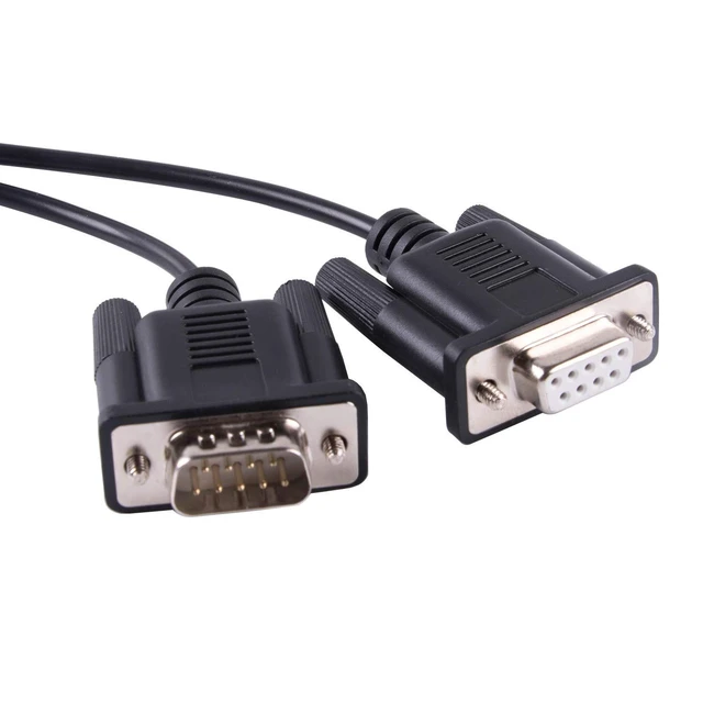 Alt view image 8 of 12 - DB9 Male to Female Cable for APC UPS 940 0024c SUA-1000ICH SUA-1500ICH Communication Cable Serial Kable