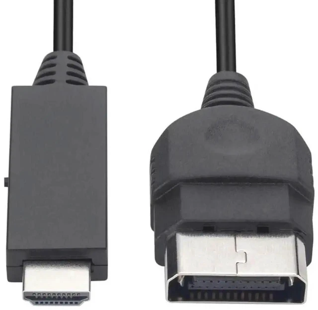 Alt view image 6 of 6 - XBOX to HDMI-compatible Converter Cord Wire 1080i 720p 480p AV Cable Adapter connect to HDTV for All Classic Console Models