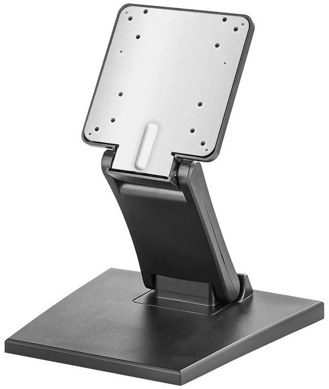 Alt view image 6 of 10 - Adjustable Foldable Single Monitor Mount, Low Profile VESA Monitor Desk Mount 75x75mm & 100x100mm, Fits 10-27 Inch LCD Touch Screens