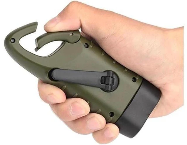 Alt view image 7 of 10 - Powered Flashlight Hand Crank Dynamo Rechargeable LED Light Lamp Charging Powerful Torch For Outdoor Camping