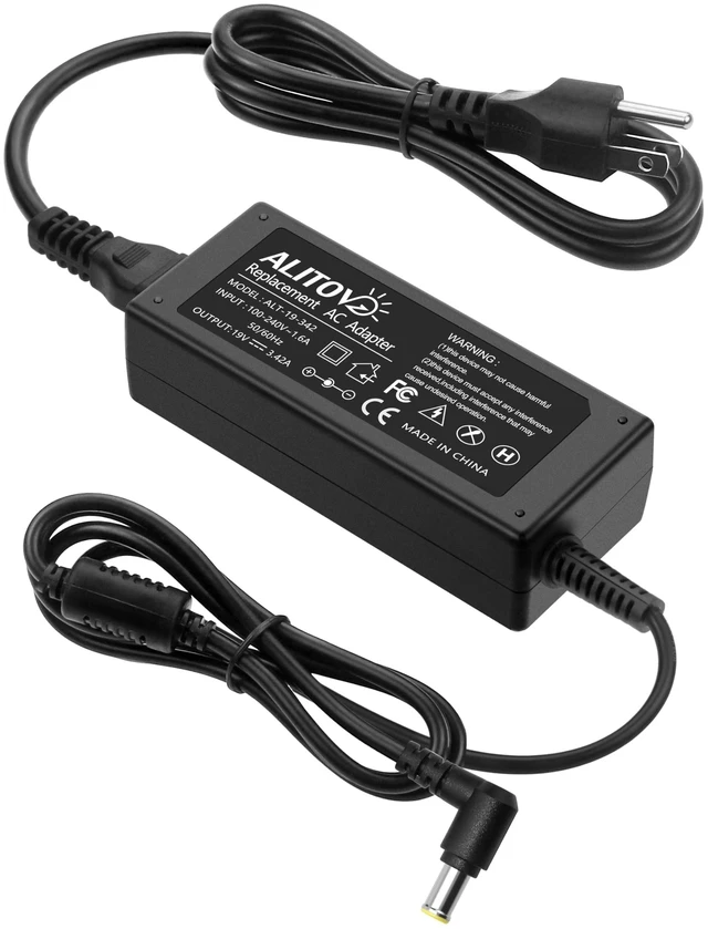 Alt view image 7 of 12 - for LG Monitor Power Cord 19V Power Supply for LG Electronics 19" 20" 22" 23" 24" 27" 32" LED LCD HD TV Widescreen AC Adapter Replacement, 8.85ft 65W 6.5mm x 4.4mm DC Plug