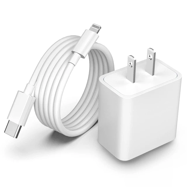 Alt view image 8 of 14 - iPhone Fast Charger Cable Fast Charger iPhone 20W PD USB C Wall Charger Type C Power Adapter Lightning Cable Fast Charging Plug Compatible with iPhone14/13 Pro/12/11/XS/Max/XR/X/8 Plus/SE 2022 iPad
