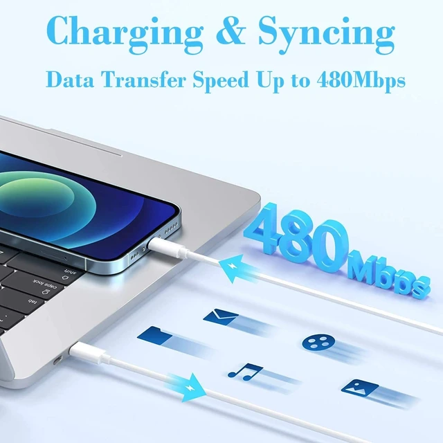 Alt view image 10 of 14 - iPhone Fast Charger Cable Fast Charger iPhone 20W PD USB C Wall Charger Type C Power Adapter Lightning Cable Fast Charging Plug Compatible with iPhone14/13 Pro/12/11/XS/Max/XR/X/8 Plus/SE 2022 iPad