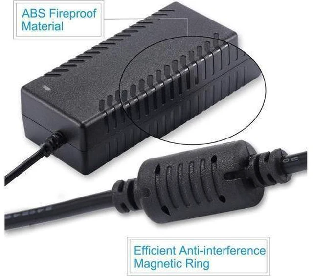 Alt view image 13 of 14 - 24V 2.5A Power Supply - AC DC 24V 2.5A Power Adapter AC/DC 60W Transformers Cord 5.5 x 2.5mm DC Plug Jack Connector 2.4A Compatible with 24Volt 0-2.5 Amp / 0-2500mA