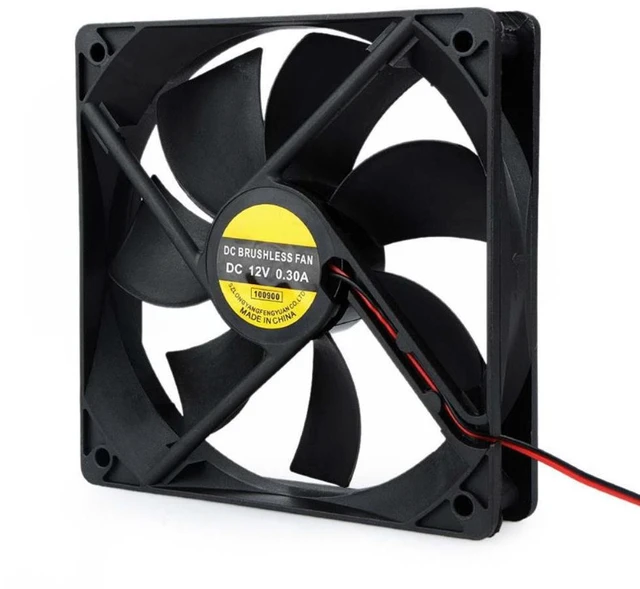 Alt view image 7 of 11 - Portable Computer 120x120mm Fan Cooler 12V 12CM 120MM PC CPU Cooling Cooler Fan for Video Card