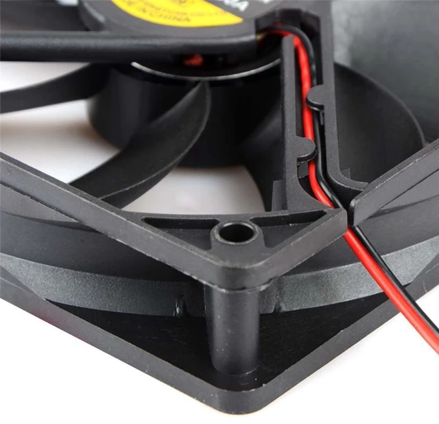 Alt view image 8 of 11 - Portable Computer 120x120mm Fan Cooler 12V 12CM 120MM PC CPU Cooling Cooler Fan for Video Card