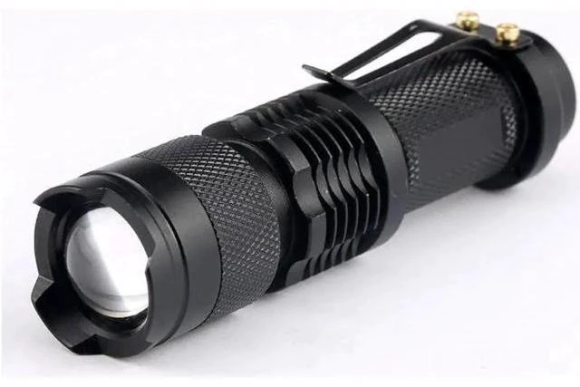 Alt view image 7 of 10 - Flashlight 365nm/395nm Ultra Violet Light Zoomable light Torch Lamp For Marker Checker Detection Using AA/14500 battery