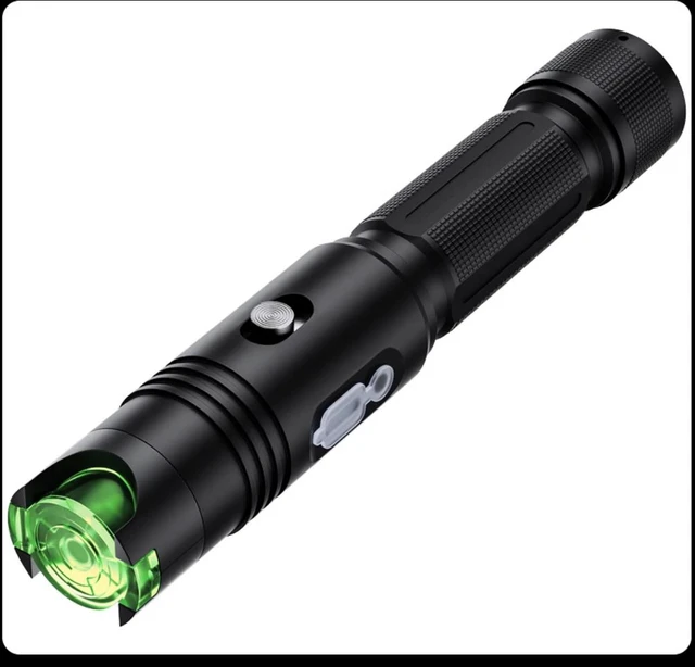 Alt view image 8 of 14 - Fiber optic green light pen Fiber optic vision fault locator 10mw portable ype -C charging with FC male -LC female adapter