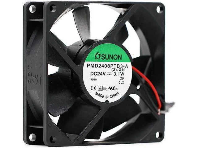 Alt view image 7 of 8 - For Sunon PMD2408PTB3-A (2). GN standard 8CM 8025 DC24V 3.1W converter radiator cooling fan