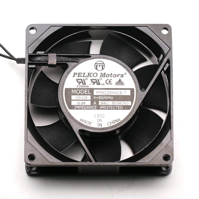 Alt view image 4 of 6 - PM9225HA1B-7 9225 90mm 100V 0.09A Quiet Ac Aluminum Machine Cooling Fan