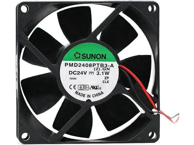 Alt view image 5 of 8 - For Sunon PMD2408PTB3-A (2). GN standard 8CM 8025 DC24V 3.1W converter radiator cooling fan