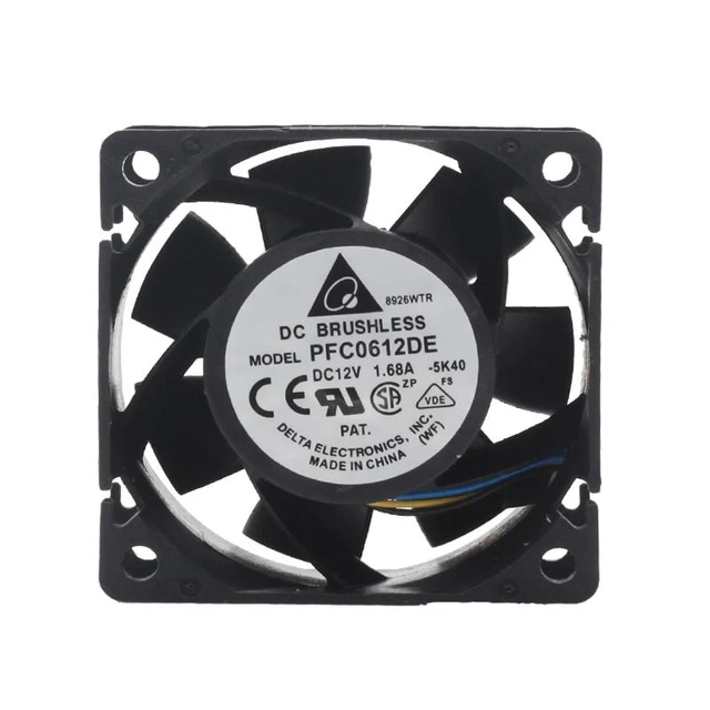 Alt view image 3 of 4 - pfc0612de 60X60X38 mm cooling fan 60mm pwm cooler 6cm 13500RPM For Delta 6038 12V server chassis fan