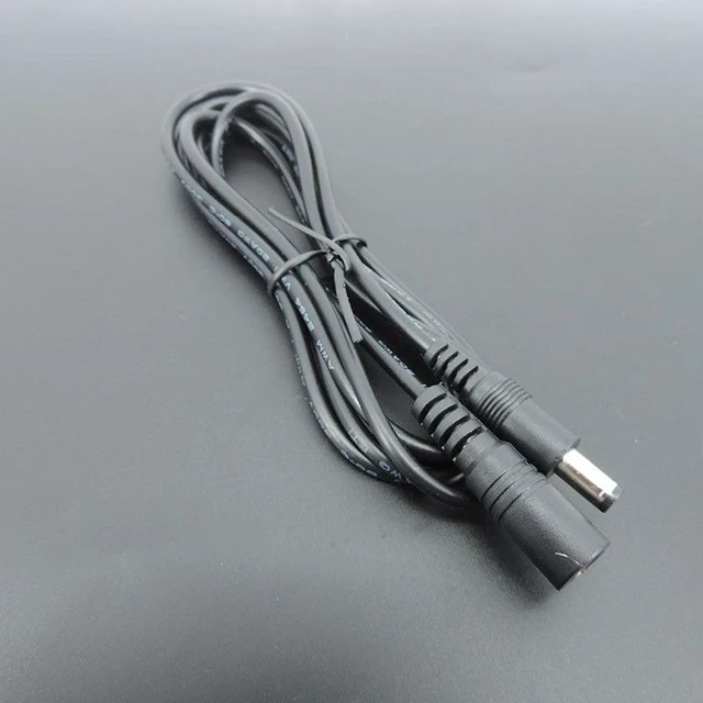Alt view image 10 of 12 - 1/1.5/5m white black DC Power supply Male to female connector Cable Extension Cord Adapter Plug 20 22awg 5.5x2.1mm for strip L(White 22awg)
(3M)
