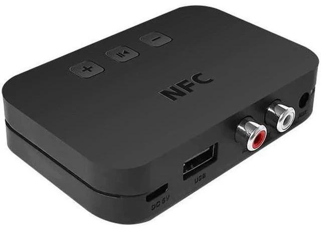 Alt view image 6 of 10 - 5.0 RCA Audio Receiver APTX LL 3.5mm 3.5 AUX Jack Music Wireless Adapter With Mic NFC For Car TV Speakers