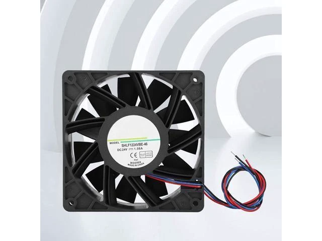 Alt view image 12 of 12 - Cooling Fan 12CM 2CM Cooling Fan Cooler Strong Industrial Chassis Cooling Fan 24V Cooling Fan for PC for Computer for Desktop
