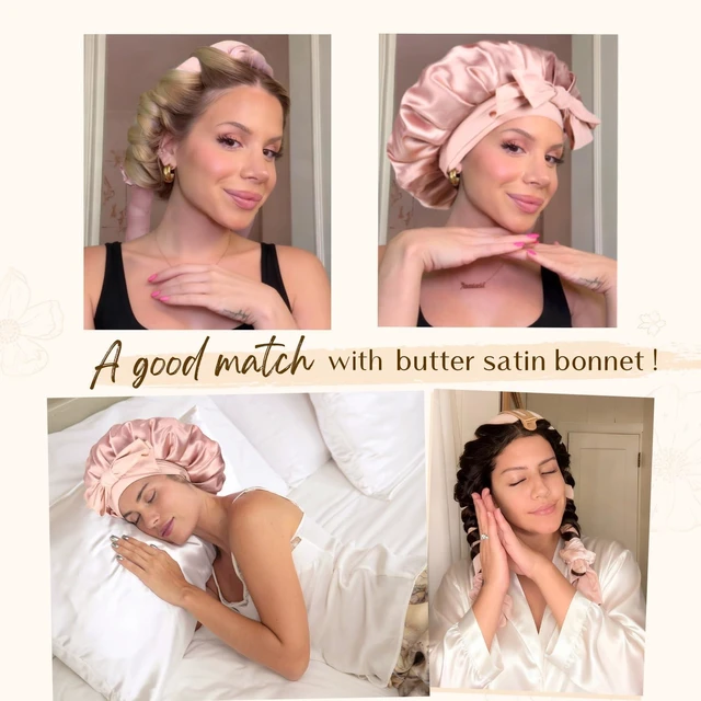 Alt view image 12 of 14 - Heatless Hair Curler, No Heat Hair Curlers to Sleep in