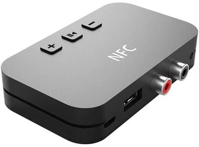 Alt view image 9 of 10 - 5.0 RCA Audio Receiver APTX LL 3.5mm 3.5 AUX Jack Music Wireless Adapter With Mic NFC For Car TV Speakers
